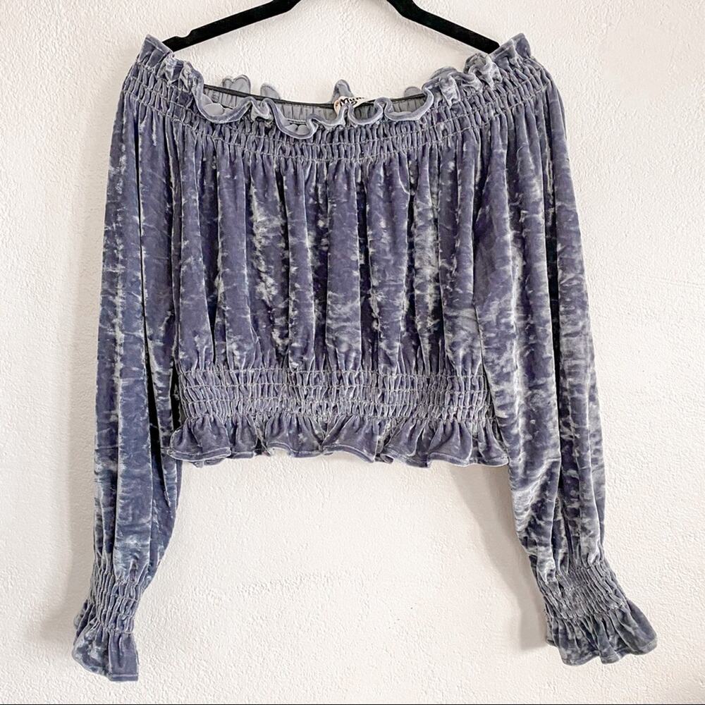 Show Me Your Mumu Ruffle Off the Shoulder Top Size XS